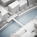 Footbridge in Ljubljana / Arhitektura d.o.o. Axonometric