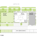 18th Street Studios / Fitzsimmons Architects Site Plan