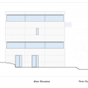 House O / Peter Ruge Architekten West Elevation