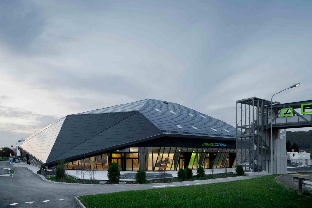 Umwelt Arena / Rene Schmid Architekten