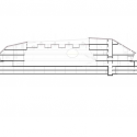 Umwelt Arena / Rene Schmid Architekten Umwelt Arena / Rene Schmid Architekten Longitudinal Section