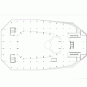 Umwelt Arena / Rene Schmid Architekten Umwelt Arena / Rene Schmid Architekten First Floor Plan
