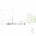 Tower Wharf Cafe / Tony Fretton Architects Section