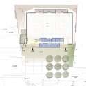 Sunny Gymnasium / Tekhnê Architectes Plan