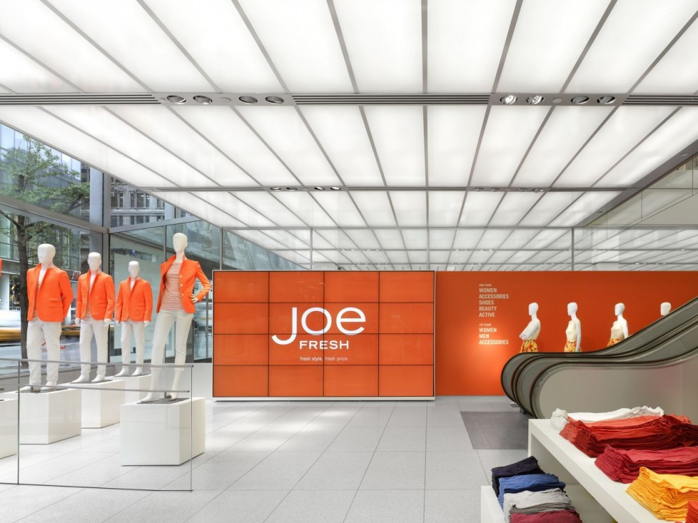 Joe Fresh New York flagship / Burdifilek