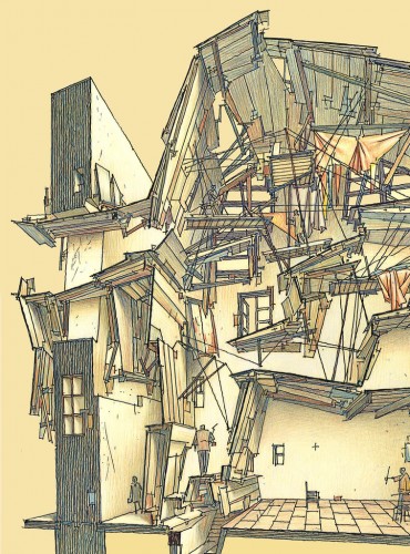 Image: Lebbeus Woods, Havana, 1994
