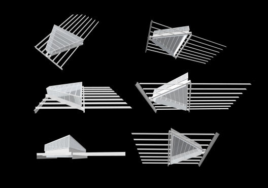 Triangle Rooflight Diagrams