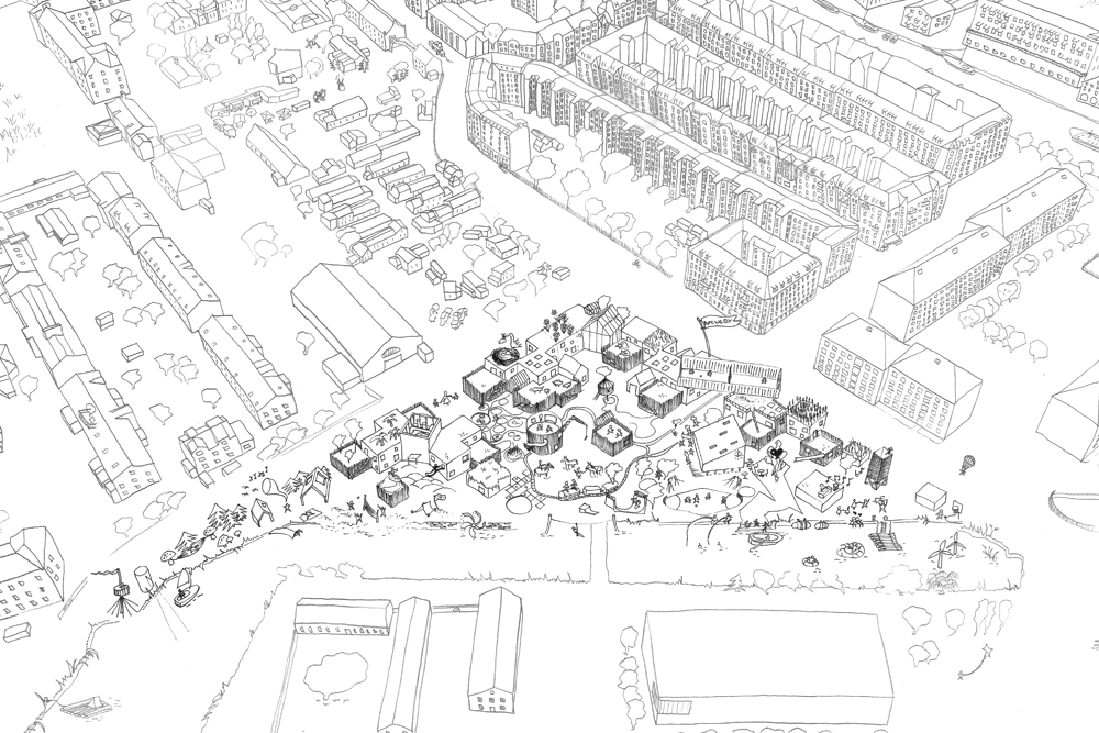 Prinsessegade Kindergarten and Youth Club Winning Proposal / COBE + NORD Architects