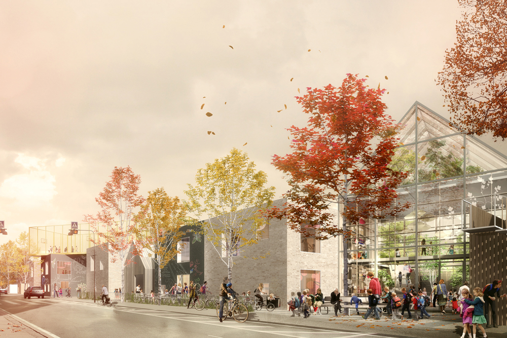 Prinsessegade Kindergarten and Youth Club Winning Proposal / COBE + NORD Architects