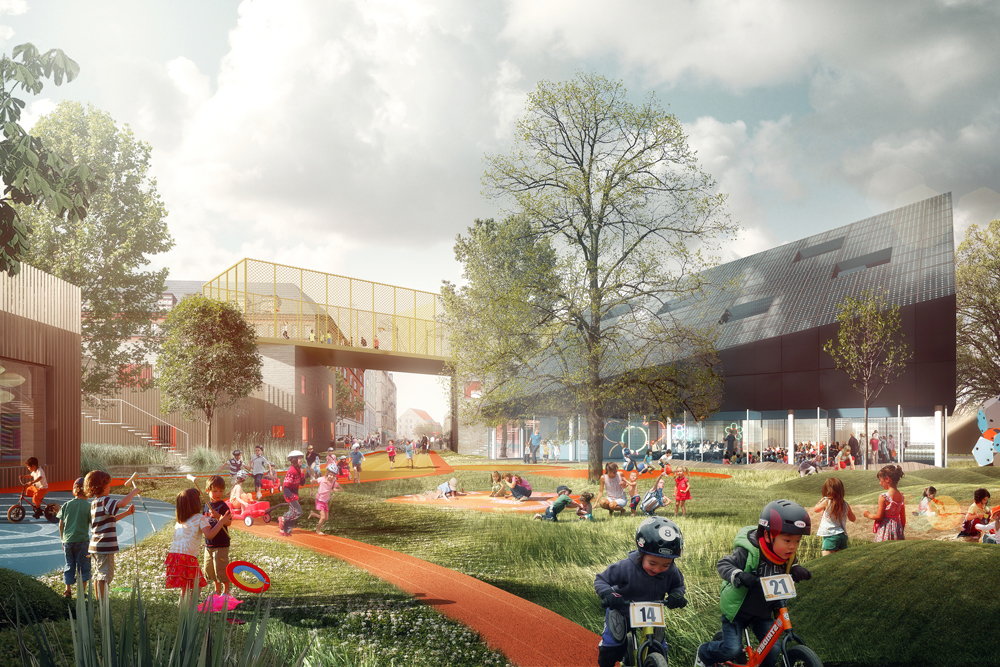 Prinsessegade Kindergarten and Youth Club Winning Proposal / COBE + NORD Architects