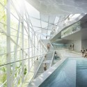 New Paracelsus Spa and Pools in Salzburg Winning Proposal (2) © HMGB Architects