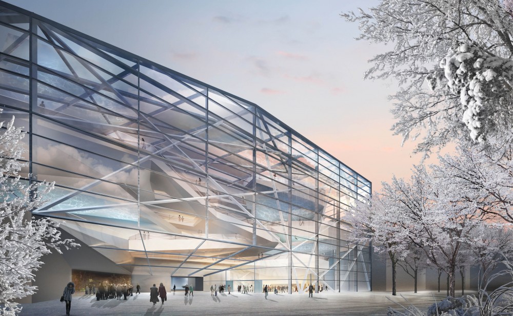 New Paracelsus Spa and Pools in Salzburg Winning Proposal / HMGB Architects