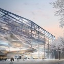 New Paracelsus Spa and Pools in Salzburg Winning Proposal (1) © HMGB Architects