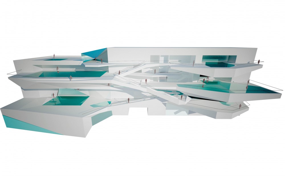 New Paracelsus Spa and Pools in Salzburg Winning Proposal / HMGB Architects