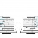 New Paracelsus Spa and Pools in Salzburg Winning Proposal (9) cross sections / © HMGB Architects