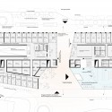New Paracelsus Spa and Pools in Salzburg Winning Proposal (6) entrance level plan / © HMGB Architects