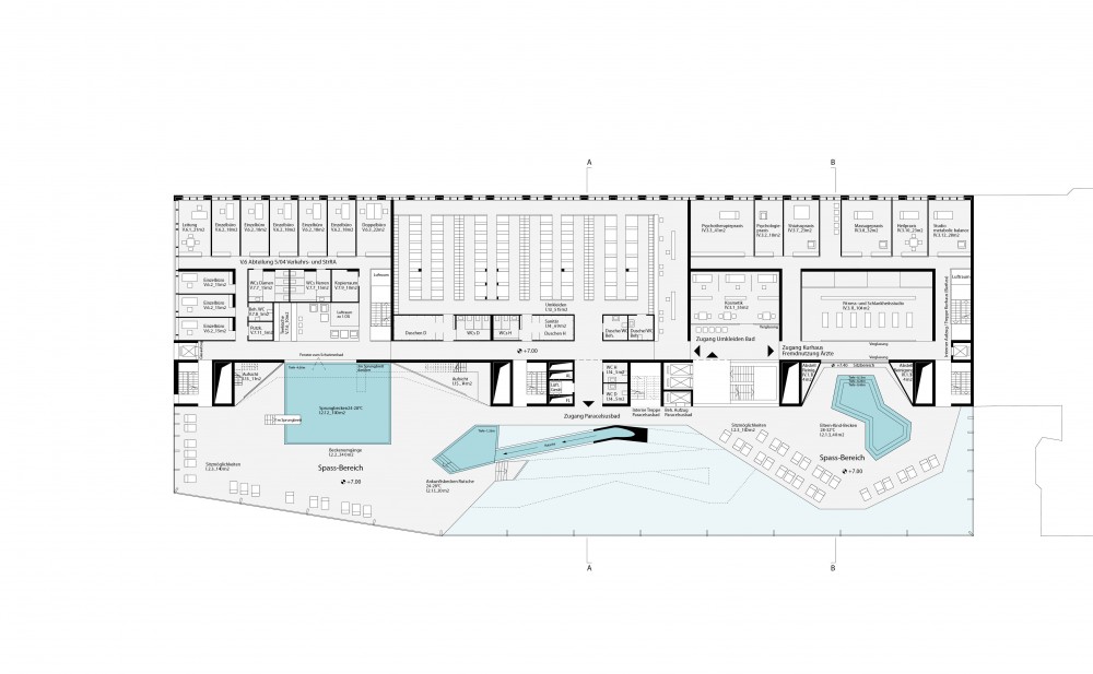 New Paracelsus Spa and Pools in Salzburg Winning Proposal / HMGB Architects