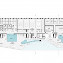 New Paracelsus Spa and Pools in Salzburg Winning Proposal (7) pool landscape plan 01 / © HMGB Architects