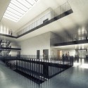 Building O - University of Antwerp Auditorium and Research Building Winning Proposal (4) © WAX architectural visualizations