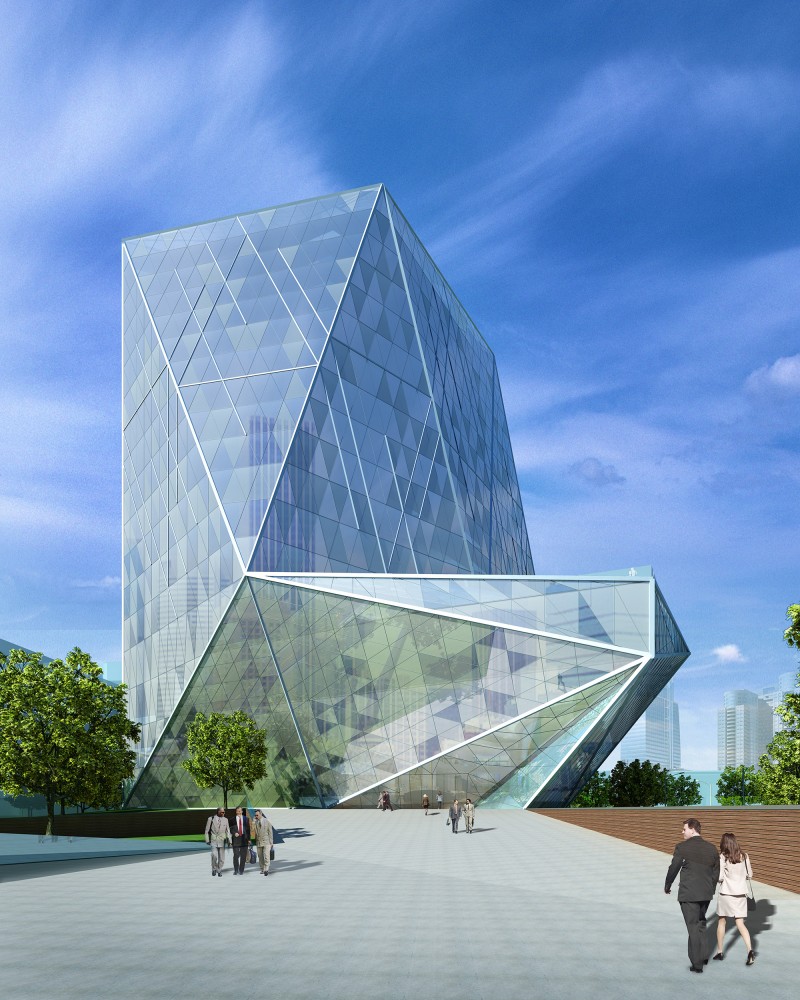 Zhengdong New District Office Building Proposal / AUA