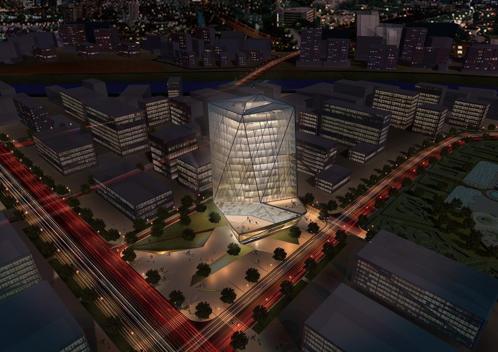 Zhengdong New District Office Building Proposal / AUA