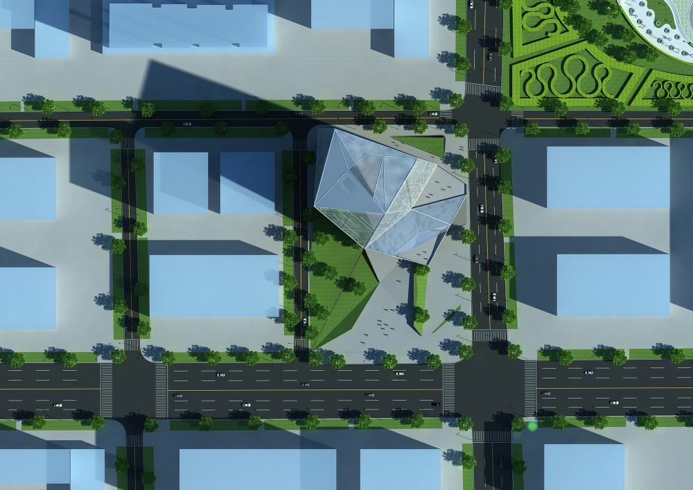 Zhengdong New District Office Building Proposal / AUA