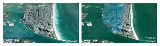 Miami, Florida / Architecture 2030 Coastal Flooding