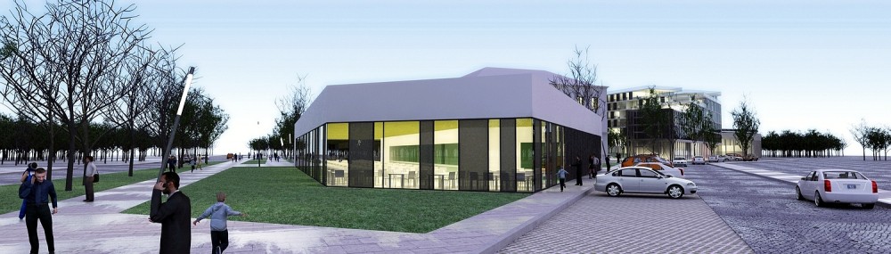 Varaždin University Student’s Restaurant and Home Winning Proposal / SANGRAD Architects + AVP Arhitekti