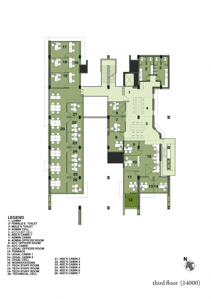 Office Complex for Delhi Pollution Control Committee Proposal / M:OFA Studios