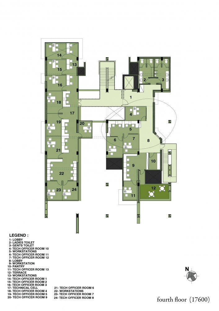 Office Complex for Delhi Pollution Control Committee Proposal / M:OFA Studios