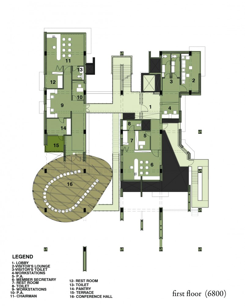Office Complex for Delhi Pollution Control Committee Proposal / M:OFA Studios