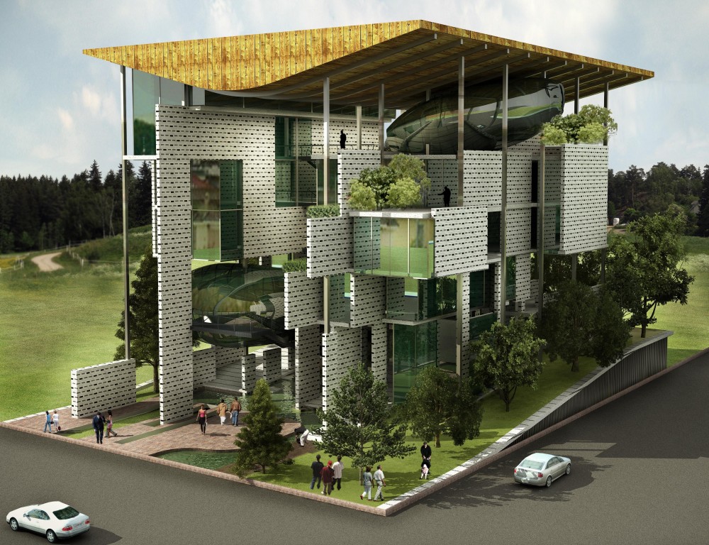Office Complex for Delhi Pollution Control Committee Proposal / M:OFA Studios