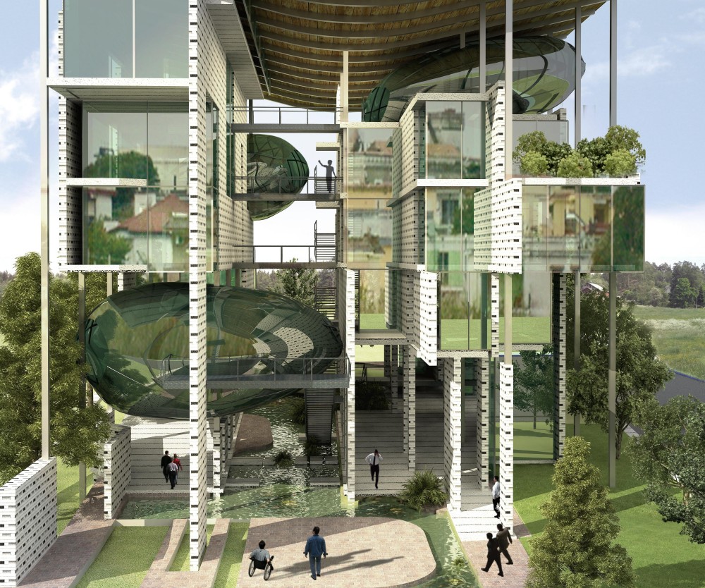Office Complex for Delhi Pollution Control Committee Proposal / M:OFA Studios