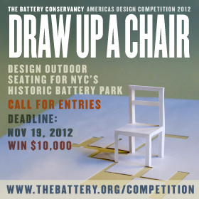 Extended Deadlines - Battery Conservancy Americas Design Competition 2012: Draw Up A Chair