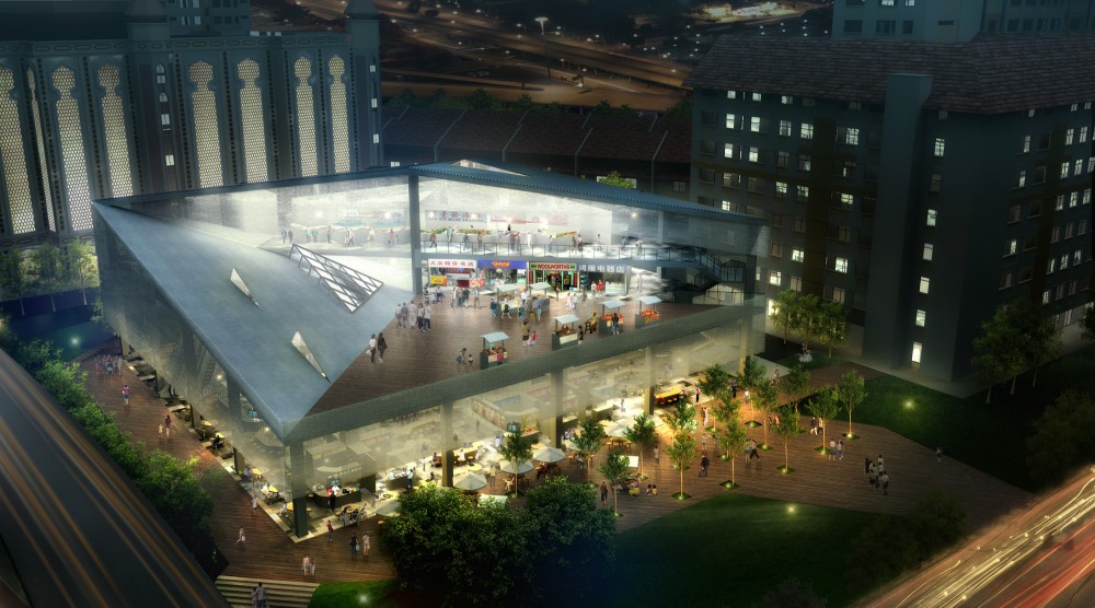 Bukit Panjang Hawker Center International Competition Entry / Materium