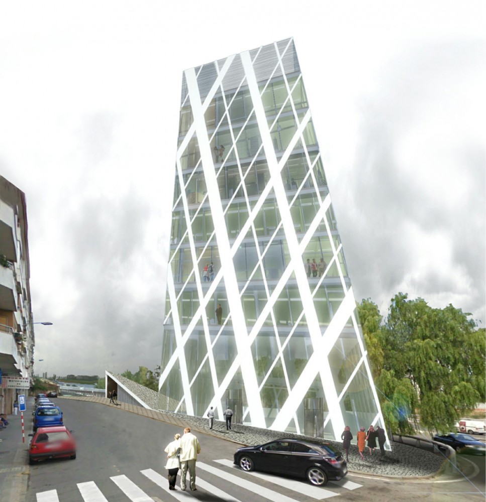 Confederación Hidrográfica del Miño-Sil Office Building Proposal / VAUMM + Taperstudio