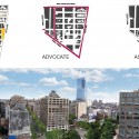 Masterplan for Hudson Square Streetscape Improvements (6) plans / Courtesy of Mathews Nielsen Landscape Architects
