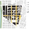 Masterplan for Hudson Square Streetscape Improvements (7) plan 01 / Courtesy of Mathews Nielsen Landscape Architects