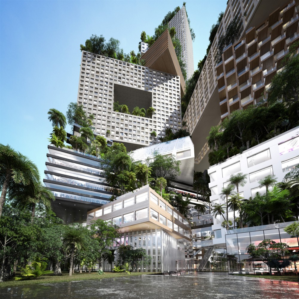 MVRDV proposes 400 meter tall ‘vertical city’ in Jakarta