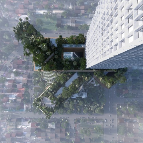 MVRDV proposes 400 meter tall 'vertical city' in Jakarta (2)