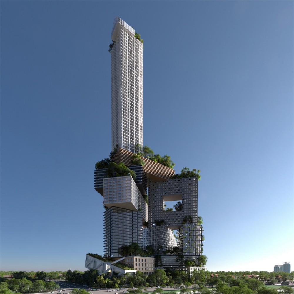 MVRDV proposes 400 meter tall ‘vertical city’ in Jakarta