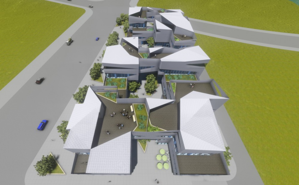 Jiading Office Complex / Damian Donze (Tongji Architectural Design and Research Institute)