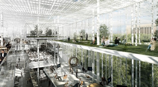 Light Forest: Helsinki Central Library Competition Entry (2)