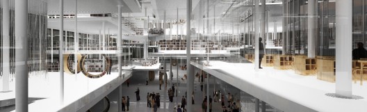 Light Forest: Helsinki Central Library Competition Entry (6)