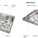 Daishin Securities Headquarters Proposal (16) office plan diagrams