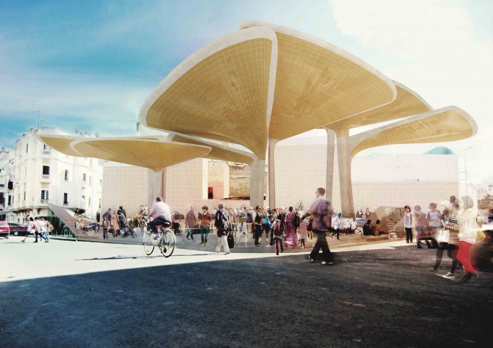 Sustainable Market Square Winning Proposal / TomDavid Architects