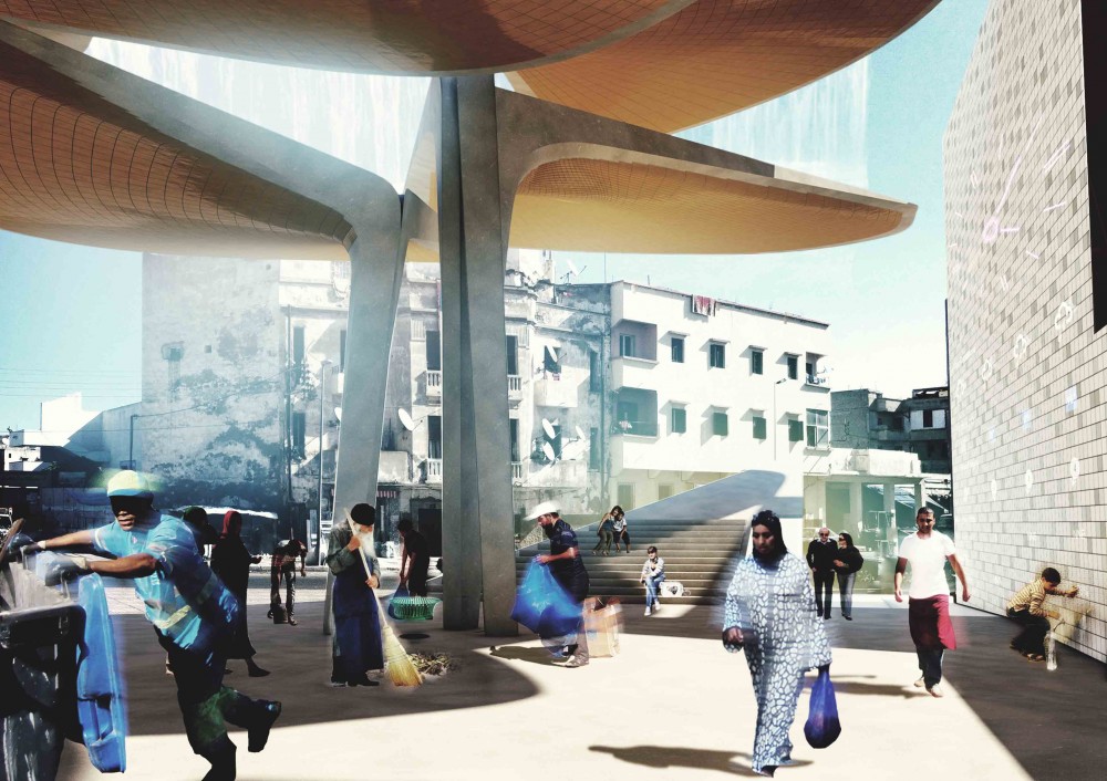 Sustainable Market Square Winning Proposal / TomDavid Architects
