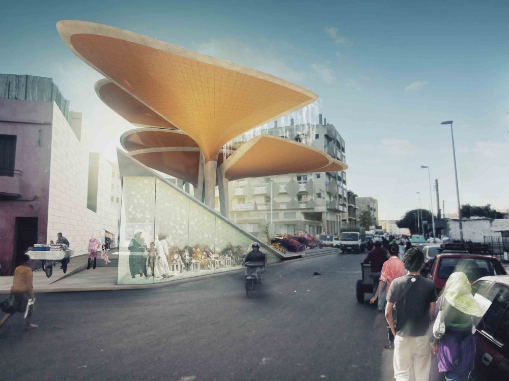 Sustainable Market Square Winning Proposal / TomDavid Architects