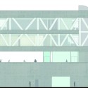 Helsinki Central Library Competition Entry (20) south elevation