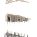 Sustainable Market Square Second Prize Winning Proposal (10) layered perspective diagram